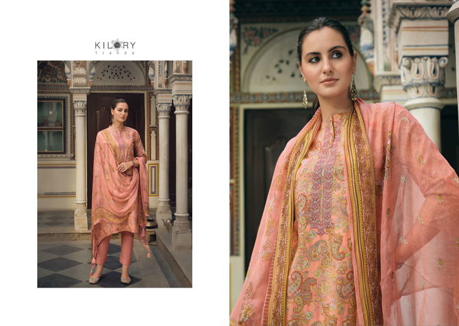 Tesoro By Kilory Trendz 641-648 Cotton Dress Material Catalog